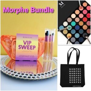 Morphe Bag, Brushes, and 35H Palette Bundle